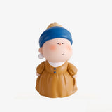 Jan Vameer Girl with a Pearl Earring Mini Statue Collectible Figurine-One Quarter
