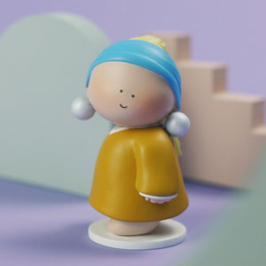 Jan Vameer Girl with a Pearl Earring Statue Collectible Figurine-One Quarter