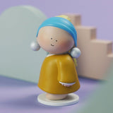 Jan Vameer Girl with a Pearl Earring Statue Collectible Figurine-One Quarter