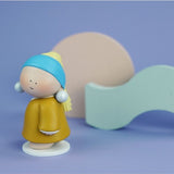 Jan Vameer Girl with a Pearl Earring Statue Collectible Figurine-One Quarter