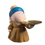 Jan Vameer Girl with a Pearl Earring Storage Tray Figurine-One Quarter