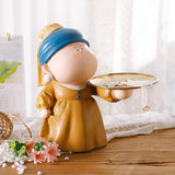 Jan Vameer Girl with a Pearl Earring Storage Tray Figurine-One Quarter