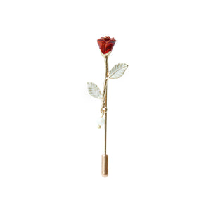 Le Petit Prince Rose Brooch-One Quarter