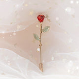 Le Petit Prince Rose Brooch-One Quarter