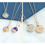 Le Petit Prince Rose Gold Coin Pendant Necklace-One Quarter