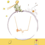 Le Petit Prince Rose Gold My Rose Pendant Necklace-One Quarter