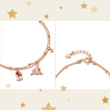 Le Petit Prince Rose Stars Chain Bracelet-One Quarter