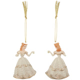 Lenox Beauty and the Beast Christmastime Belle Ornament-One Quarter