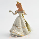 Lenox Beauty and the Beast Christmastime Belle Ornament-One Quarter