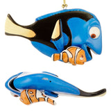 Lenox Finding Dory Dory and Nemo Ornament-One Quarter