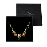 Michael Michaud Van Gogh Sunflowers Chain Necklace-One Quarter