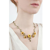 Michael Michaud Van Gogh Sunflowers Chain Necklace-One Quarter