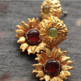 Michael Michaud Van Gogh Sunflowers Post Earrings-One Quarter