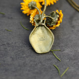 Michael Michaud Van Gogh Sunflowers Vase Pendant Necklace-One Quarter