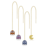 HeFang Jewelry PacMan Blinky Pinky Inky Clyde Ear Tread-One Quarter