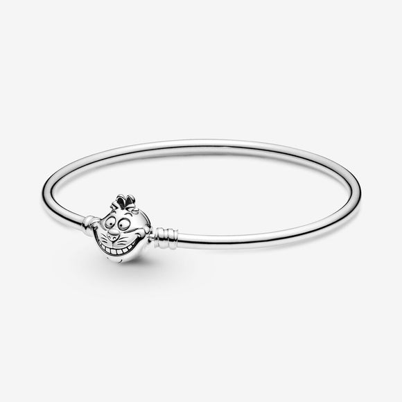 Pandora Alice in Wonderland Cheshire Cat Clasp Bangle-One Quarter