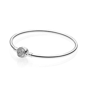 Pandora Beauty and the Beast Belle’s Enchanted Rose Bangle-One Quarter