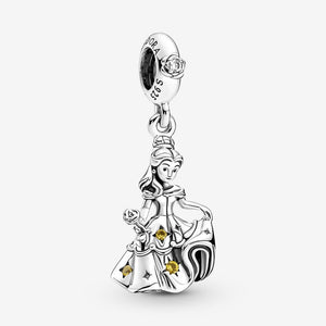 Pandora Beauty and the Beast Dancing Belle Dangle Charm-One Quarter