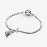 Pandora Beauty and the Beast Dancing Belle Dangle Charm-One Quarter