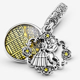 Pandora Beauty and the Beast Dancing Dangle Charm-One Quarter