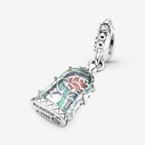 Pandora Beauty and the Beast Enchanted Rose Dangle Charm-One Quarter