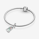 Pandora Beauty and the Beast Enchanted Rose Dangle Charm-One Quarter