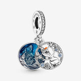 Pandora Disney Frozen Snow Olaf Double Dangle Charm-One Quarter