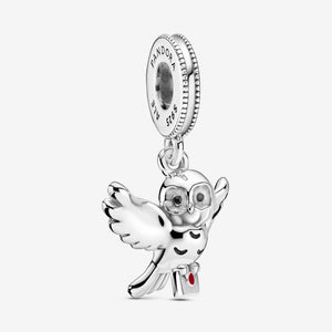 Pandora Harry Potter Hedwig Owl Dangle Charm-One Quarter