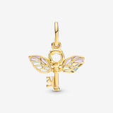 Pandora Harry Potter Winged Key Pendant-One Quarter