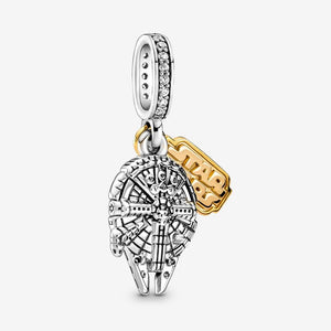 Pandora Star Wars Millennium Falcon Dangle Charm-One Quarter