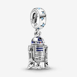 Pandora Star Wars R2-D2 Dangle Charm-One Quarter
