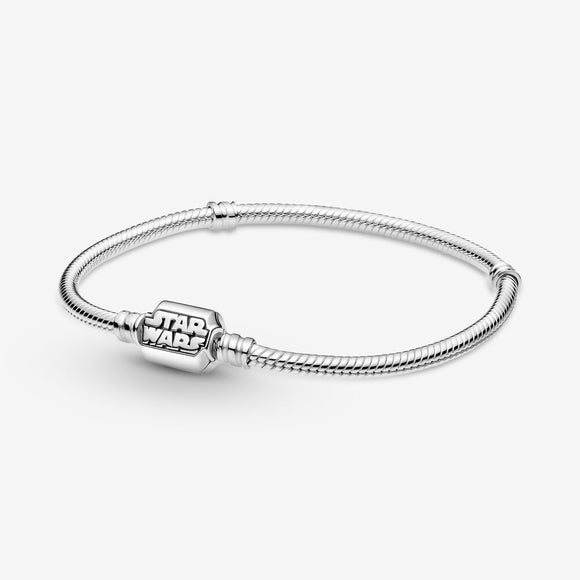 Pandora Star Wars Snake Chain Clasp Bracelet-One Quarter