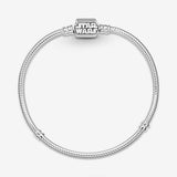 Pandora Star Wars Snake Chain Clasp Bracelet-One Quarter