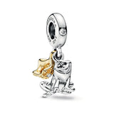 Pandora The Princess and the Frog Prince Naveen Dangle Charm-One Quarter