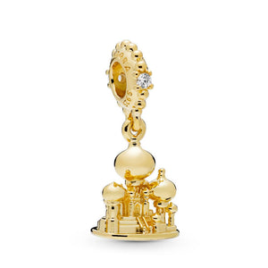 Pandora Disney Aladdin Agrabah Castle Dangle Charm-One Quarter