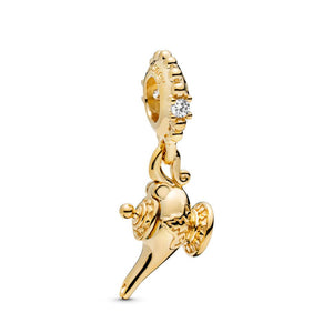 Pandora Disney Aladdin Magic Lamp Dangle Charm-One Quarter