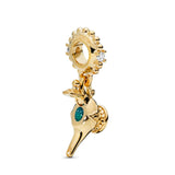 Pandora Disney Aladdin Magic Lamp Dangle Charm-One Quarter