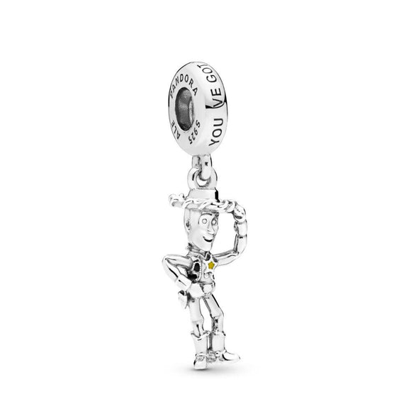 Pandora Disney Pixar Toy Story Woody Dangle Charm-One Quarter