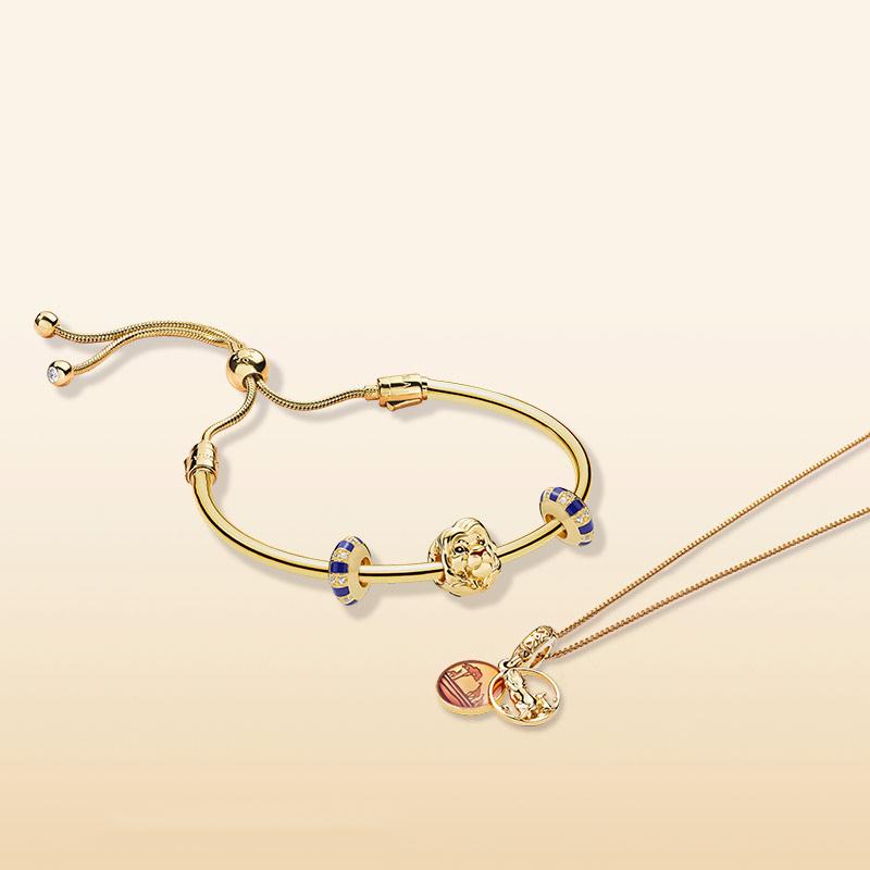 PANDORA ライオンキング　14K シンバ　チャーム　新品 New 100% Authentic PANDORA 14k Gold P Disney The Lion King