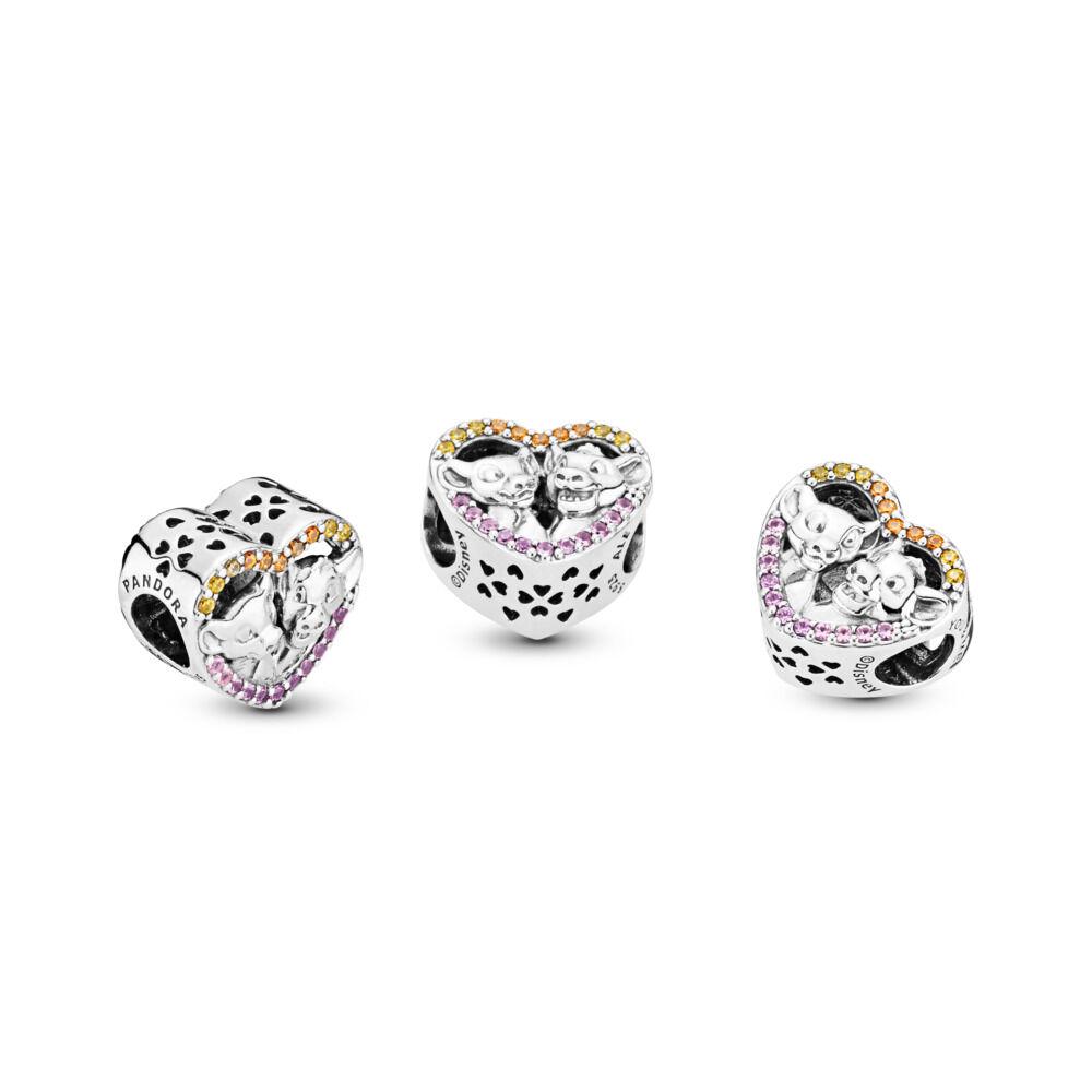 Simba and nala charm top