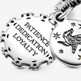 Pandora Harry Potter Hufflepuff Dangle Charm-One Quarter