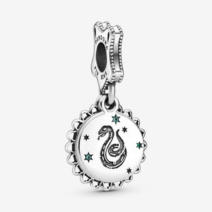 Pandora Harry Potter Slytherin Dangle Charm-One Quarter