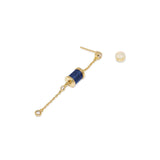 HeFang Jewelry Sleeping Castle Aurora Thread Spindle Chain Earrings-One Quarter