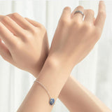 Van Gogh Starry Night Silver Bracelet - One Quarter