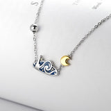 Seven Season Van Gogh Starry Night Silver Necklace