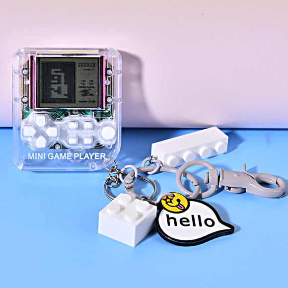 Tetris Retro Handheld Game Console Key Charm-One Quarter