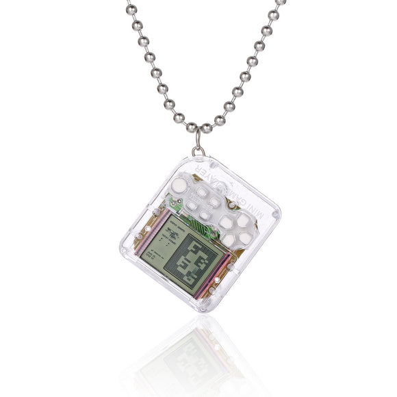 Tetris Retro Handheld Game Console Pendant Necklace-One Quarter