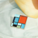 The MET Mondrian Composition Pin-One Quarter