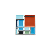 The MET Mondrian Composition Pin-One Quarter