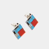 The MET Mondrian Composition Stud Earrings-One Quarter